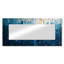 «Drip Paint of Blue Cubic Matrix II» - art mural miroir, imprimé sur métal-751890766