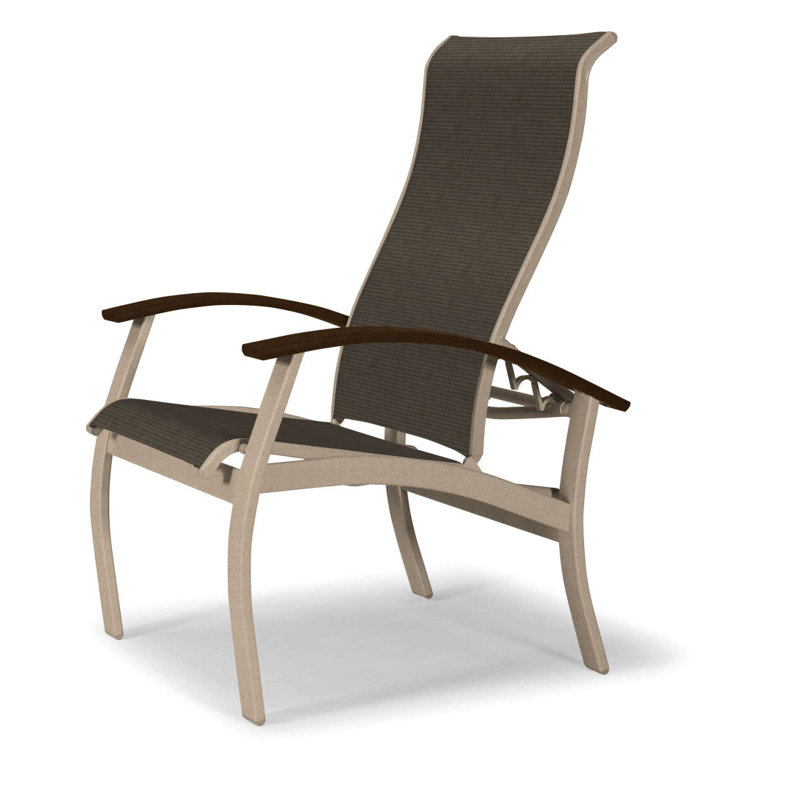 Chaise de patio Askar, Beacon taupe Sunbrella®, Kona, Désert texturé