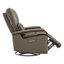 Genuine Leather Swivel Power Recliner