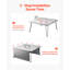 64.5cm x 64.5cm Rectangle Stainless Steel Fire Pit Lid