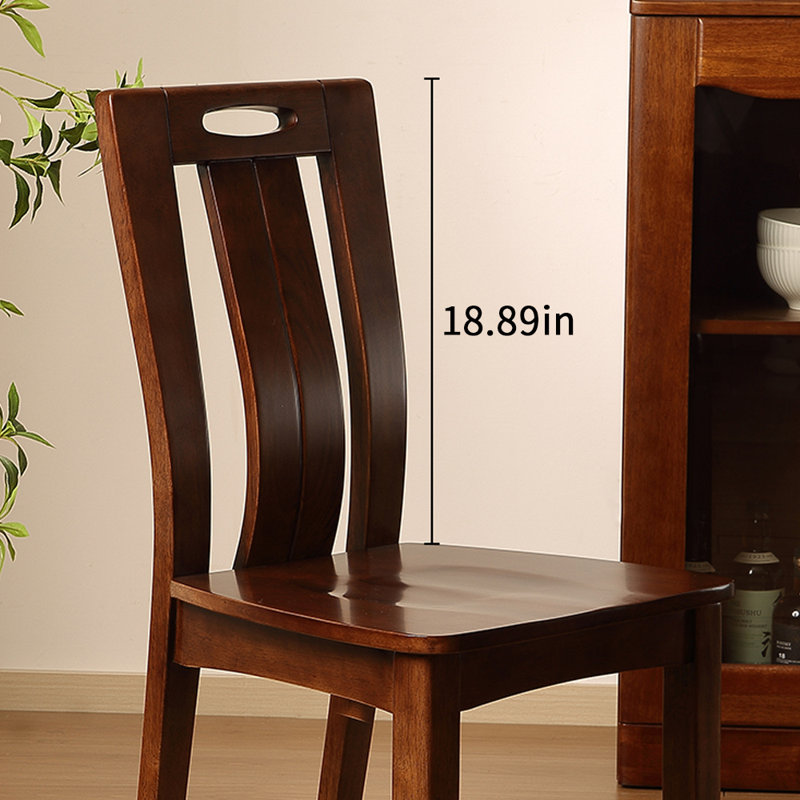 Retro Simple Rubber Wood Solid Wood Table, 7