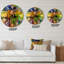 Color Fusion I - Horloge murale moderne-60329522