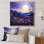 Lavender Enchanting Lavender Pointillism I - Landscapes Canvas Print