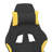 Gaming Chair with Footrest Fabric-712762740