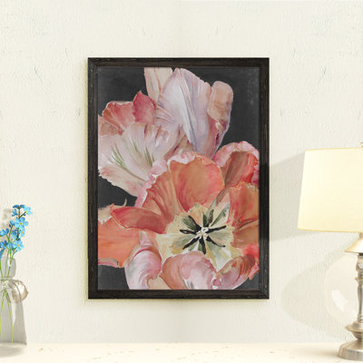 "pastel parrot tulipes i" par paul cezanne-reproduction d’art sur toile encadrée