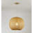 Transitional 1 Light Brass Sphere Pendant