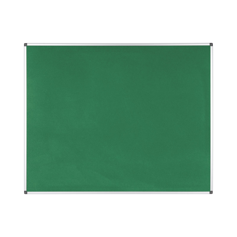 Maya Felt Wall Mounted Bulletin Board, 120cm H x 150cm L x 1.5cm D, Green