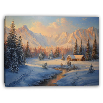 Art mural sur toile Alpine
