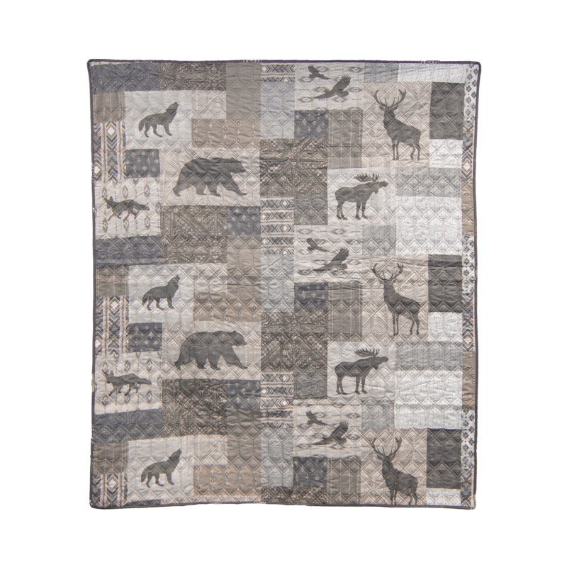 Your Lifestyle by Donna Sharp Wyoming Quilted Southwest Lodge Throw