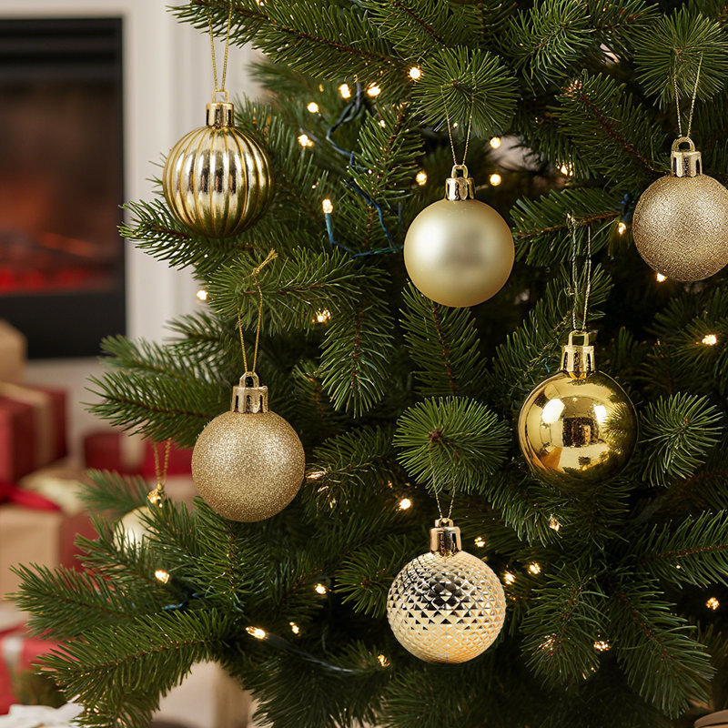 4cm Bauble, Gold