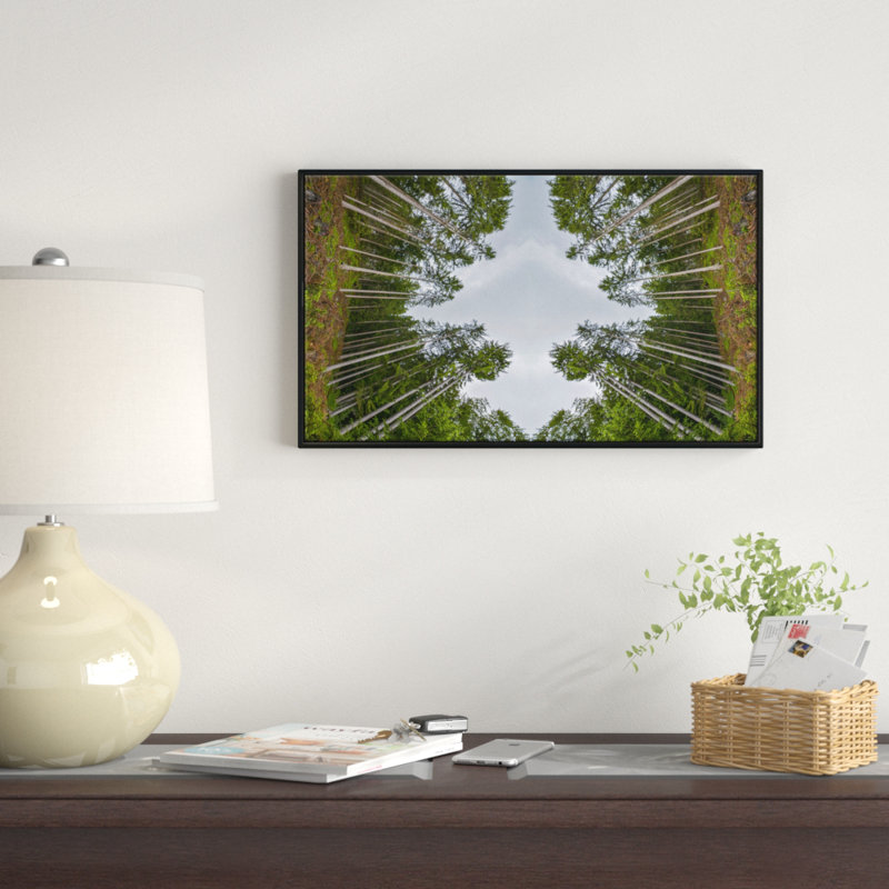 «Circle Composition of Coniferous Trees», reproduction de photo sur toile tendue encadrée, H 28 po x l 60 po x P 1,5 po