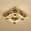 Altman Glass and Crystal LED Flush Mount