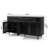 Cord Sideboard with 2-Drawer, 4 Doors and Shelves for Living Room, Kitchen, or Entryway-1992186303