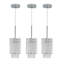 Furnary 3-Light Crystal Beaded Kitchen Pendant Lights, Height Adjustable, Kitchen Lighting Over Island