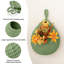 Paquet de 3 paniers à fruits suspendus Boho pour la cuisine, porte-produits tissés avec 6 crochets robustes-111219985