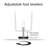 Ceno Glass Top Console Table-583232955-577272051
