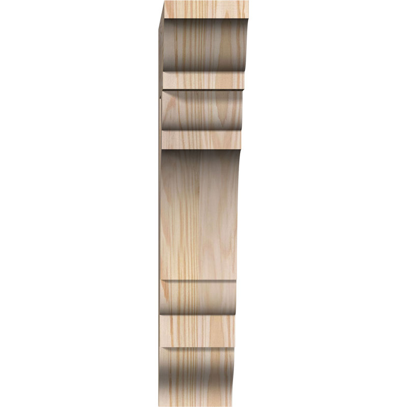 Support olympique traditionnel, Douglas (lisse), H 18 po x l 3,5 po x P 14 po