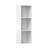 Slim Corner Bookcase, Narrow Tall Bookshelf For Bedroom, Living Room Or Office Storage-997292676-997292678