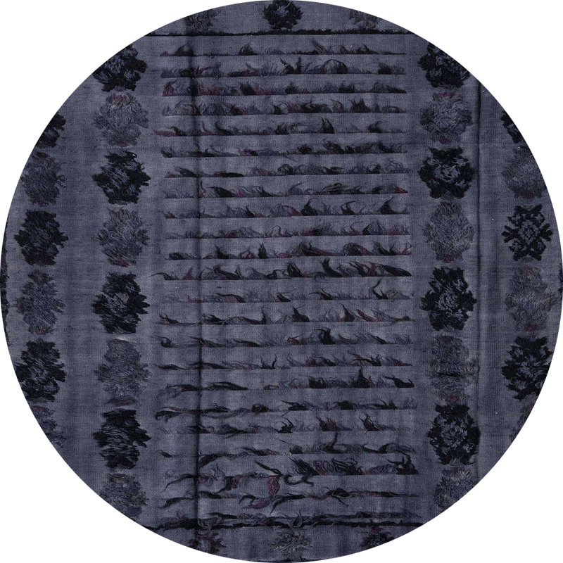 Abstract Indoor Rug, Round 3'