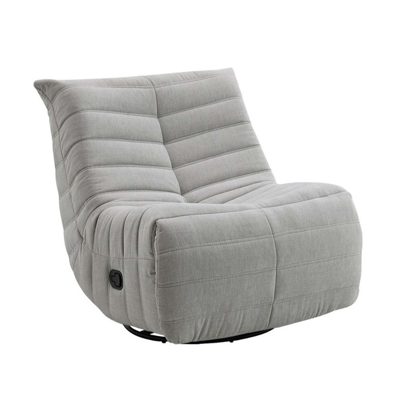 Fauteuil inclinable Talmon avec pivot, chenille huître