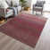 Machine Washable Indoor/Outdoor Xhevrie Red Rug