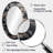 Cubic Geometric Dreams II - Large Oval Wall Mirror On Metal-17960794