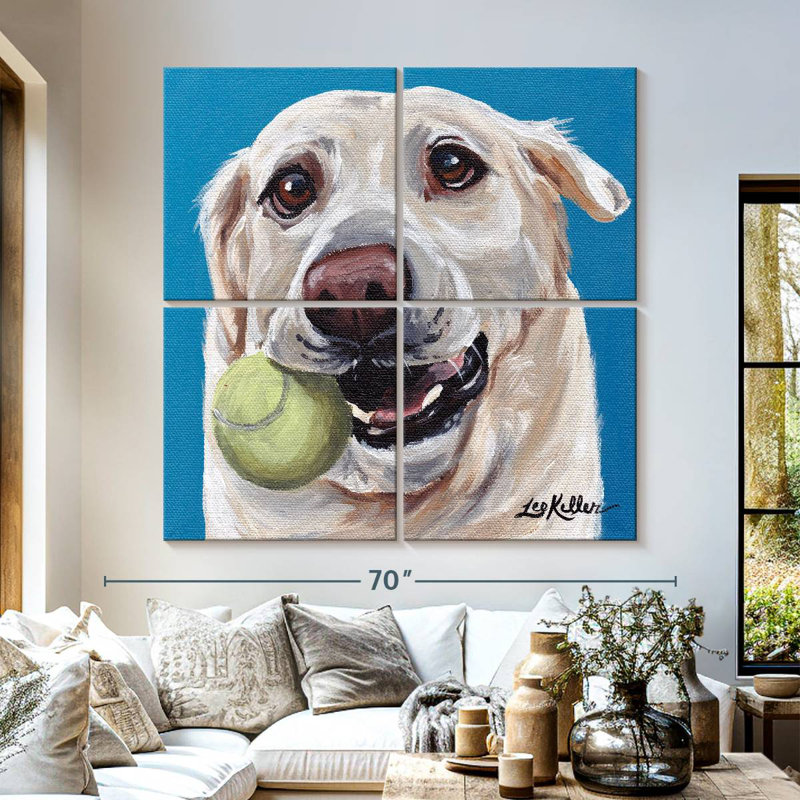 Brampt Yellow Lab Ball