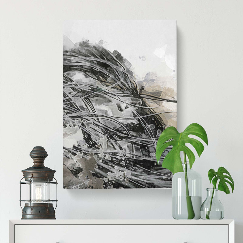 Graffiti Art in Abstract - Wrapped Canvas, 60cm H x 40cm W x 3cm D