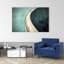 Grand Curved Dam Geometric Modern Architecture Wall Art Print 1 Piece Wrapped Canvas Wall Art-1150030427