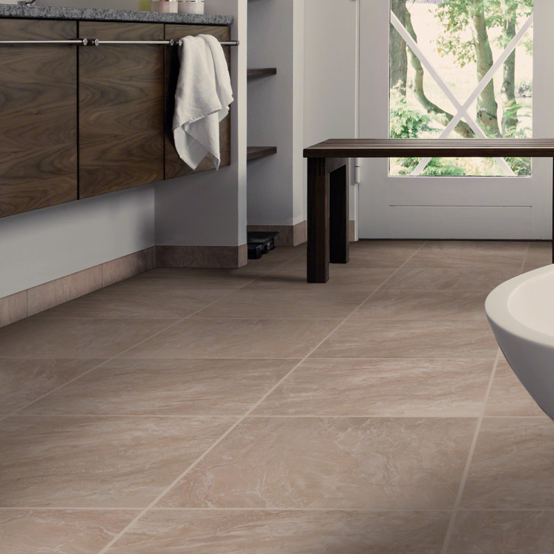 Onxy Sand 18" x 3.5" Matte Porcelain Bullnose Tile Trim, Onyx Sand