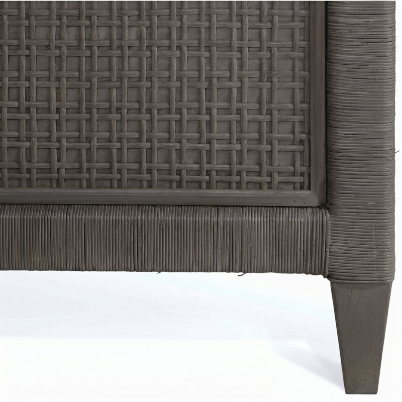 Monterey Woven Bed, Queen, Antique Black