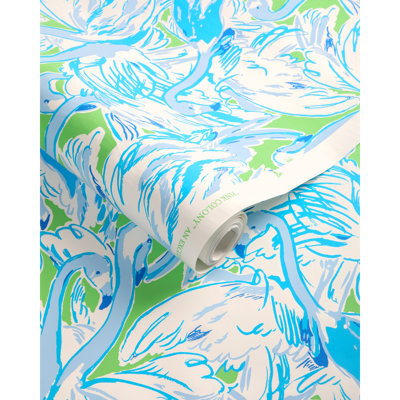 Lilly Pulitzer Pink Colony Wallpaper