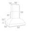 ZLINE 48 in. Island Mount Outdoor Grill Hood