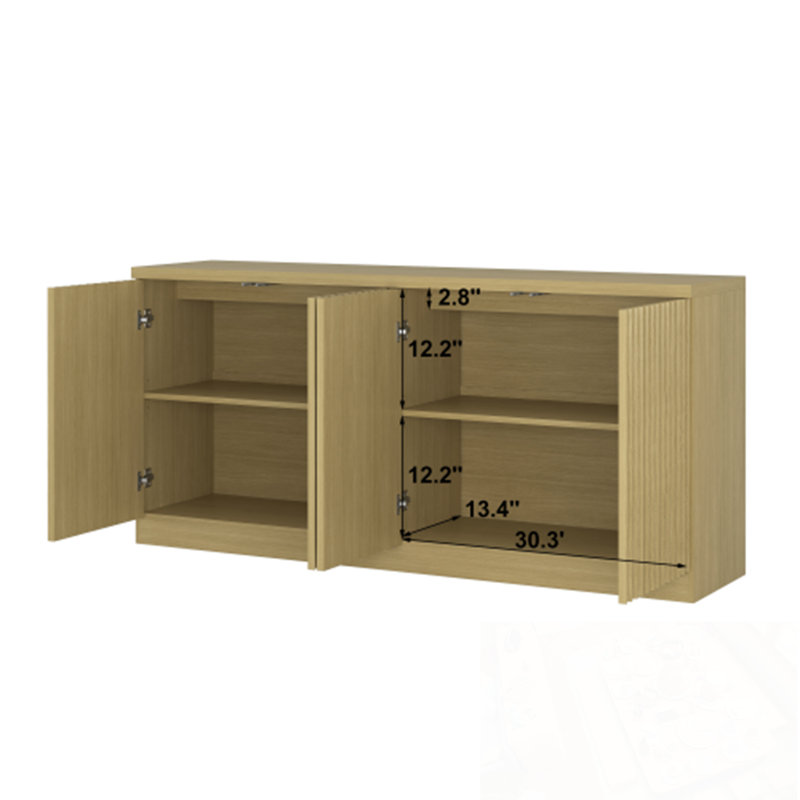 Ipswich avec 4 portes et tablettes