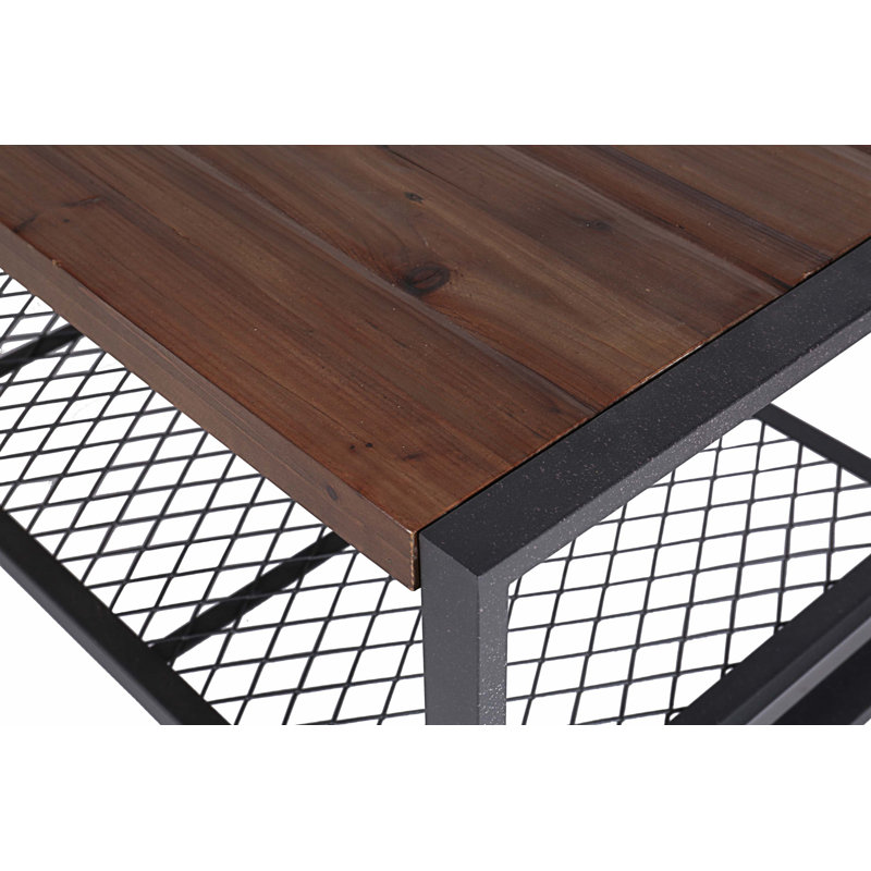 Quaadir Solid Wood Top Coffee Table