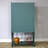 Green Solid Wood+Glass Display Cases