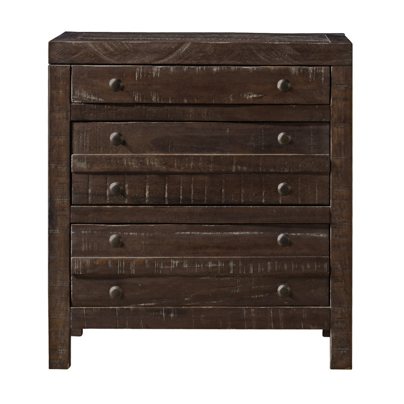 Table de chevet 3 tiroirs Owatonna
