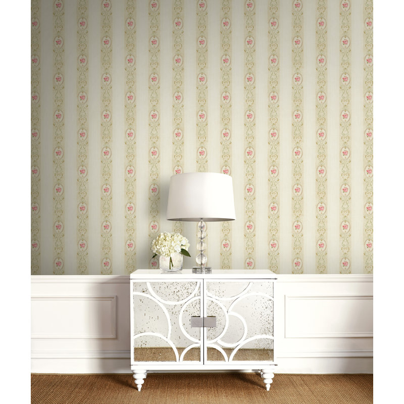 Striped Double Roll, Beige