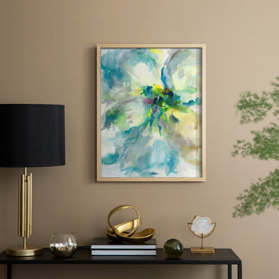 Maybe Petunias II Framed Print - Solid Wood