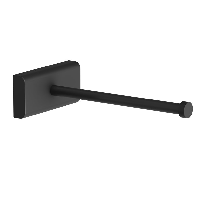 Ashlen Wall Mounted Toilet Paper Holder, Matt Black