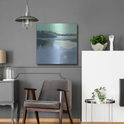  'Brave Boat Harbor No. 6' by Kathleen Robbins Metal Wall Art, 24" x 24"