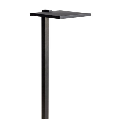 Matte Black Low Voltage Integrated LED Metal Pathway Light