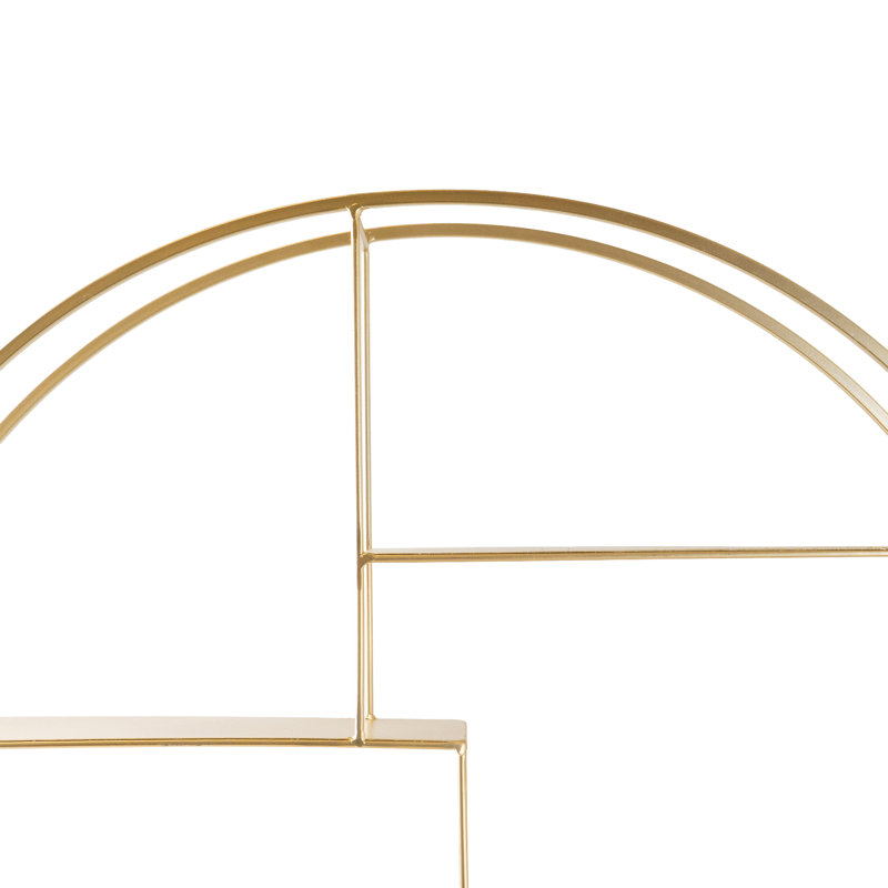 Valenti 4 Piece Circle Metal Accent Shelf