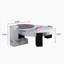 Table basse blanche avec table d'appoint blanche