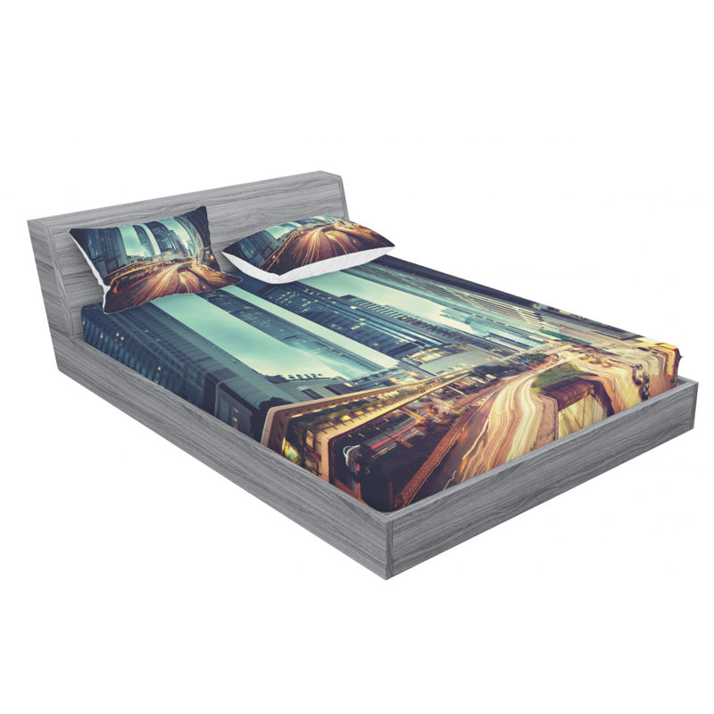 Microfiber Sheet Set, Full Sheet Set with Fitted Sheet