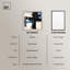 Décoration murale moderne "Blue Streak II" par Art Remedy-115123991-115124002