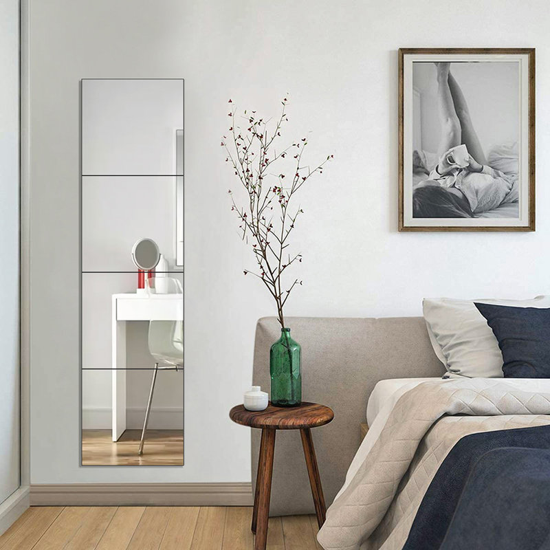 Lugano Flat Mirror, 30cm H x 30cm W