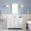 Queen 48" Single Bathroom Vanity Set with Mirror-46877593-46877594