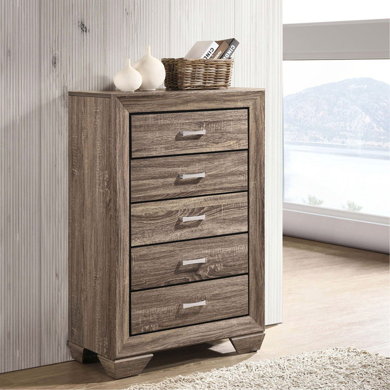 Washed Taupe Bedroom Dresser&Chest, Taupe