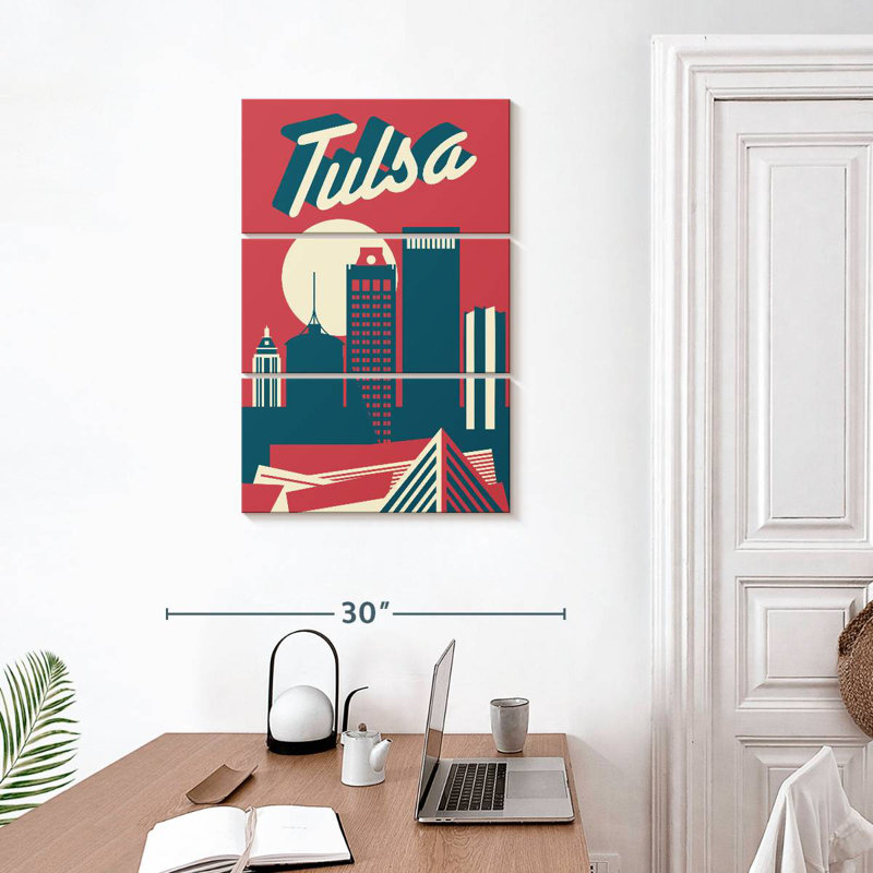 Tulsa, 32" H x 20" W